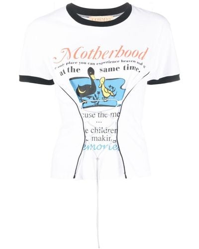 Cormio Motherhood Tシャツ - ブルー