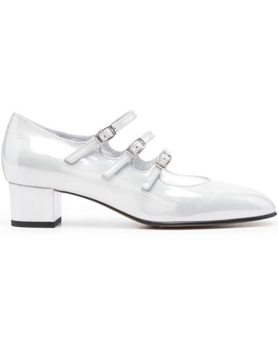 CAREL PARIS Kina 40mm Mary Jane Shoes - White