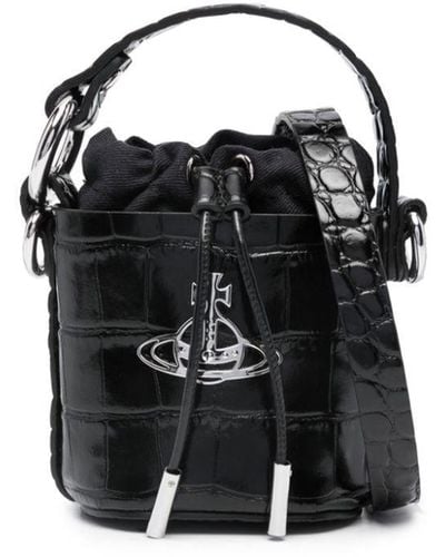 Vivienne Westwood Daisy Leather Minibag - Black