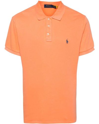 Polo Ralph Lauren Poloshirt mit Polo Pony - Orange