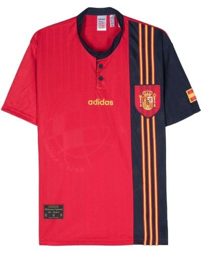 adidas Spain 1996 Jersey Voetbal T-shirt - Rood