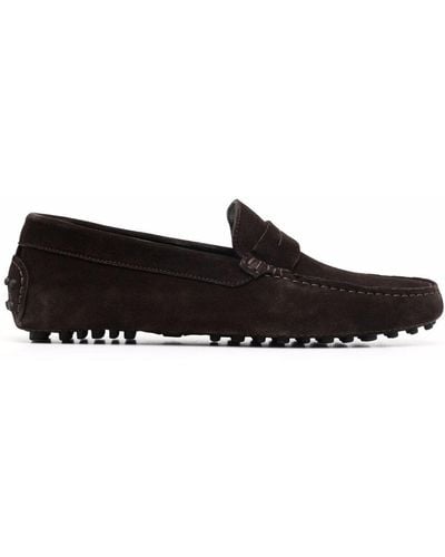 SCAROSSO Michael Penny Slot Loafers - Brown