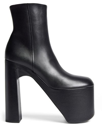 Balenciaga Camden 160mm Leather Boots - Black