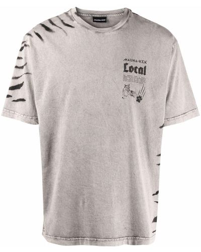 Mauna Kea ロゴ Tシャツ - グレー