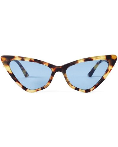 Jimmy Choo Sol Cat-eye Sunglasses - Blue