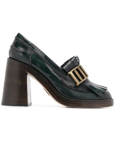 DSquared² Fringed Flap 100mm Court Shoes - Green