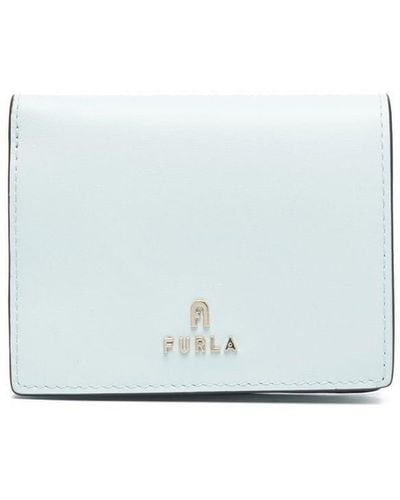 Furla Portafoglio bi-fold con placca logo - Bianco