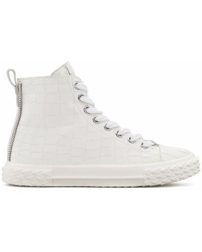 Giuseppe Zanotti Blabber Leather Sneakers - White