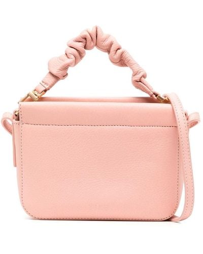 Yu Mei Scrunchie Vi Nappa Leather Bag - Pink