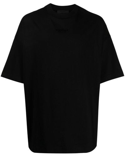 Fear of God ESSENTIALS Essentials Logo-print Cotton T-shirt - Black