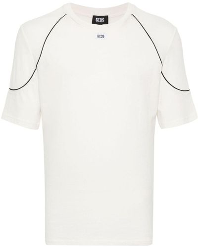 Gcds T-shirt Comma - Blanc