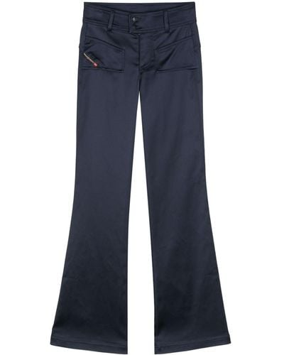 DIESEL P-stell Flared Trousers - Blue