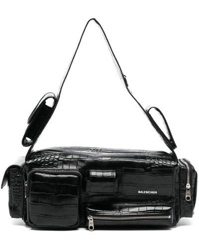 Balenciaga Small Superbusy Shoulder Bag - Black