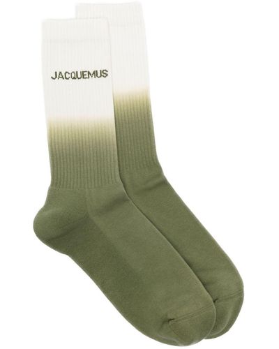 Jacquemus Les Chaussettes Moisson Gradient Socks - Green