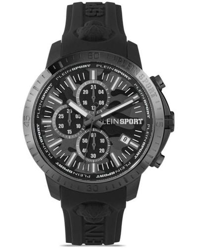 Philipp Plein Plein Gain 43mm Horloge - Zwart