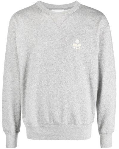 Isabel Marant Sweater Met Geborduurd Logo - Wit
