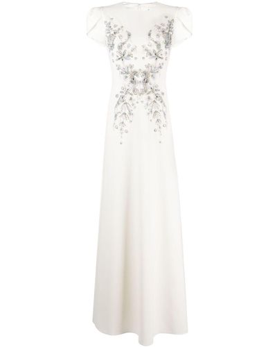 Jenny Packham Maya Kleid mit Kristallen - Weiß