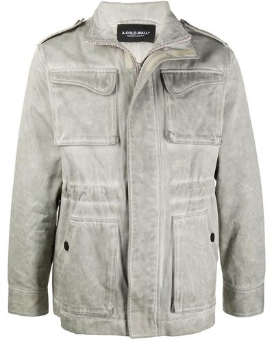 A_COLD_WALL* Single-breasted Utility Jacket - Gray