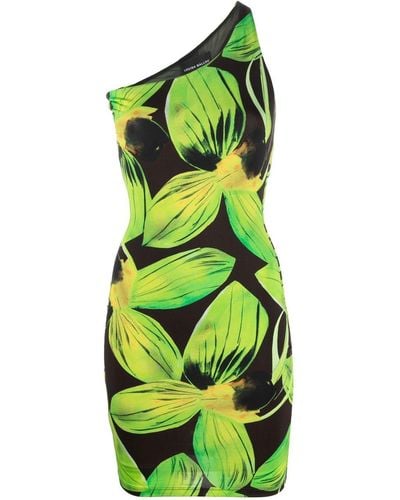 Louisa Ballou Heatwave Plunge Dress - Green