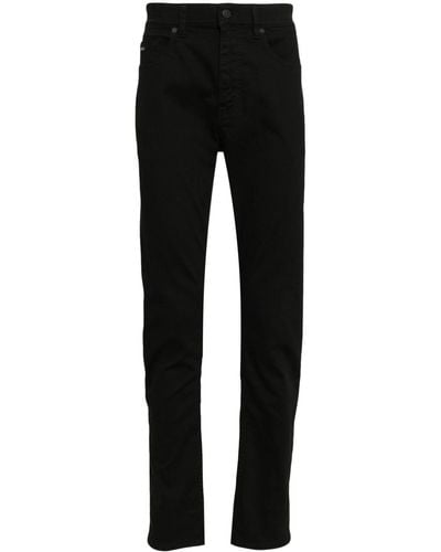 BOSS Mid-rise Slim-fit Jeans - Black