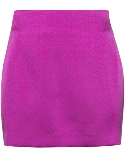 ANDAMANE Nerea Tailored Miniskirt - Purple