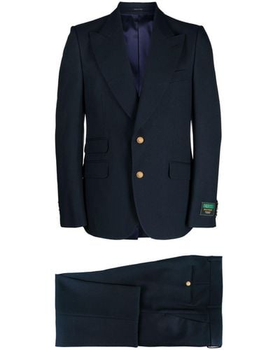 Gucci ツーピース テーラードスーツ - ブルー