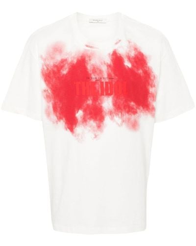 ih nom uh nit Katoenen T-shirt Met Logoprint - Roze