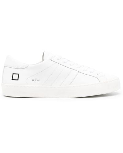 Date Hill Logo-embossed Leather Sneakers - White