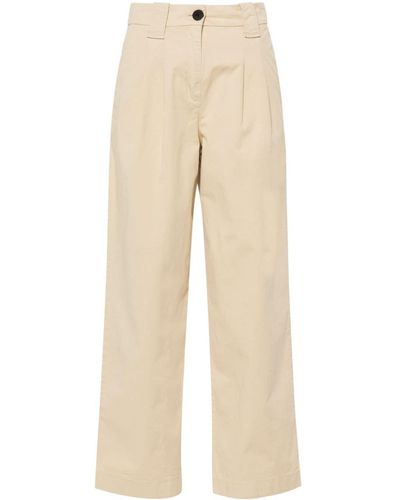 HUGO High-waist Wide-leg Pants - Natural