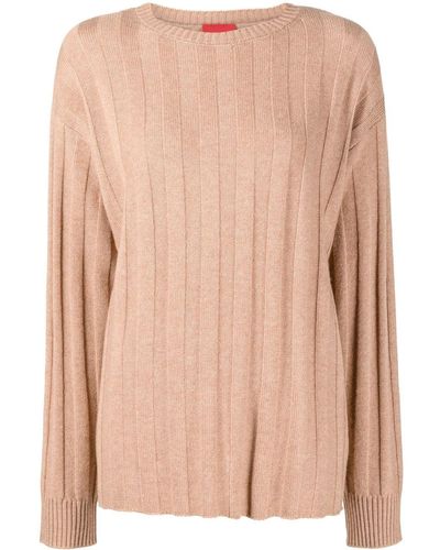 Cashmere In Love Millie Ribbed-knit Sweater - Pink