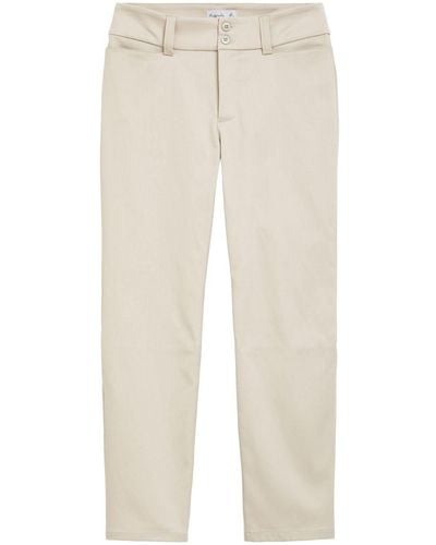 agnès b. Mid-rise Cropped Pants - Natural