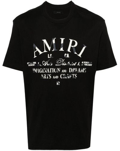 Amiri T-shirt Met Logoprint - Zwart