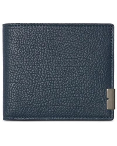 Burberry B-cut Leather Wallet - Blue