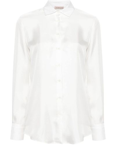 Blanca Vita Catalpa Twill-Hemd - Weiß