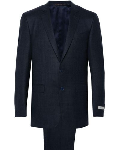Canali Einreihiger Anzug - Blau