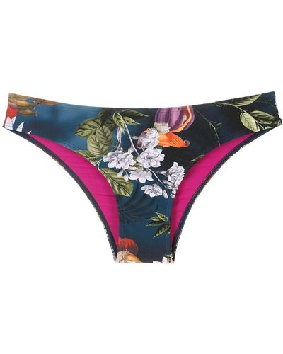 Lygia & Nanny Slip bikini con stampa Waikiki - Multicolore