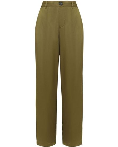 UMA | Raquel Davidowicz High-waisted Tailored Trousers - Green