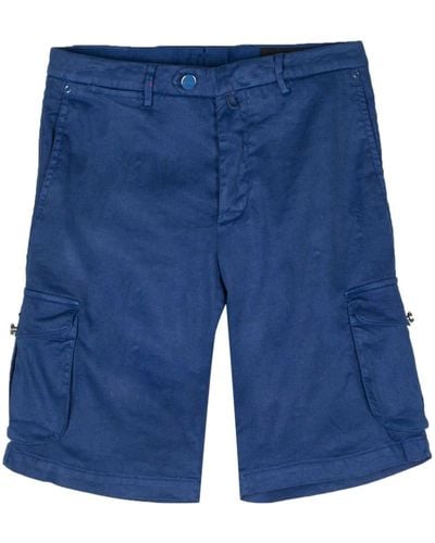 Kiton Cargo Bermuda Shorts - Blauw