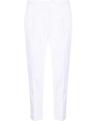 Jacob Cohen Nicole Cropped Trousers - White