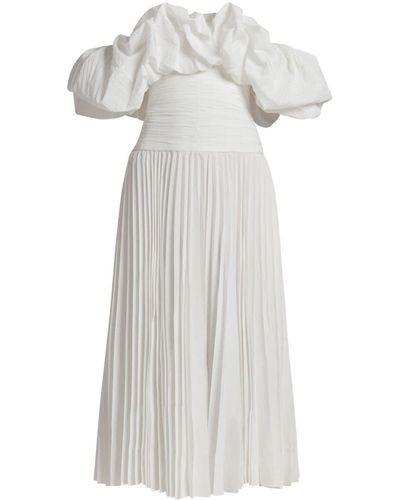 Acler Varley flared dress - White