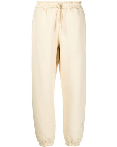 adidas By Stella McCartney Logo-print Drawstring Track Trousers - Natural