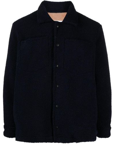 Ballantyne Bouclé Shirt Jacket - Blue