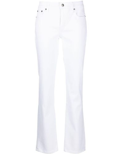Lauren by Ralph Lauren Mid-rise Straight Jeans - White