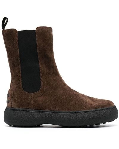 Tod's W. G. Chelsea Boots - Brown