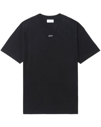 Off-White c/o Virgil Abloh Camiseta con logo estampado - Negro