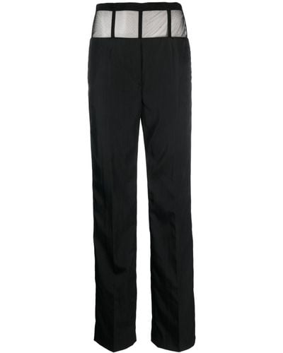 Del Core Straight-leg Tailored Pants - Black
