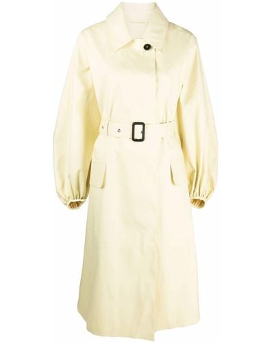Cecilie Bahnsen Bonded Trench Coat - Yellow