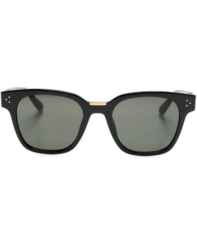 Linda Farrow Sanchez Square-frame Sunglasses - Grey