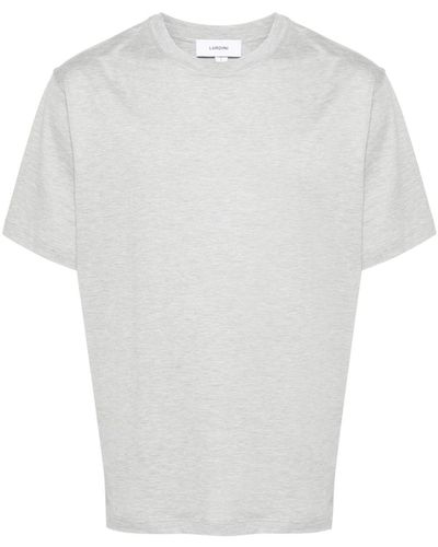 Lardini Camiseta con efecto melange - Blanco