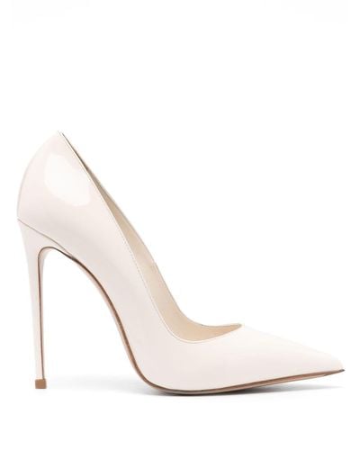 Le Silla Eva 120mm Leather Court Shoes - White